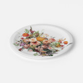 Assiettes En Carton Bouquet fleur sauvage Floral (Angle)
