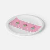 Assiettes En Carton Bouquet mariage (Angle)