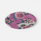 Assiettes En Carton Bouquets 2 été (Angle)