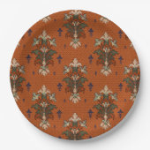 Assiettes En Carton Bouquets floraux Art Nouveau Mariage Anniversaire (Devant)