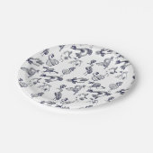 Assiettes En Carton Bouteille de café aux oiseaux de fée (Angle)