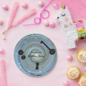 Assiettes En Carton Bouton Eyes & Skeleton Key Autre Partie du Monde (Fête)