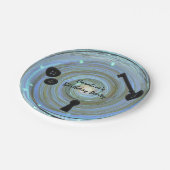 Assiettes En Carton Bouton Eyes & Skeleton Key Autre Partie du Monde (Angle)