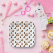 Assiettes En Carton Boutons adorables ! (Fête)