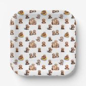 Assiettes En Carton Boutons adorables ! (Recto)