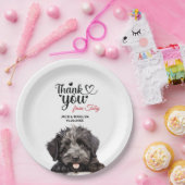 Assiettes En Carton Bouvier des Flanders chien Mariage Réception (Fête)