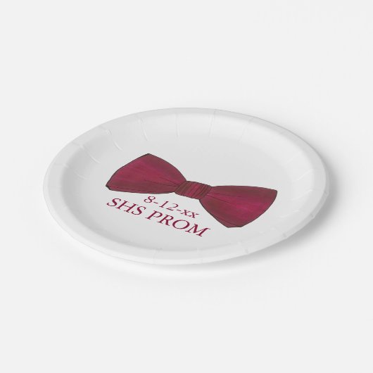 Assiettes En Carton Bow Cravate Bowtie Formelle Prom Mariage Plaques P (Angle)