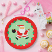 Assiettes En Carton Bowling Christmas Holiday Party (Fête)