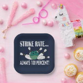 Assiettes En Carton Bowling Pin Ball Strike Team Party (Fête)