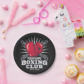 Assiettes En Carton Boxer champion de course (Fête)