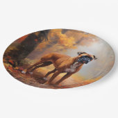 Assiettes En Carton Boxer en automne Feuilles automne Inspire (Angle)