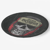 Assiettes En Carton Boxer Fight Club Skeleton Boxer Gym (Angle)