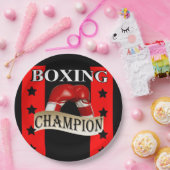 ASSIETTES EN CARTON BOXING (Fête)