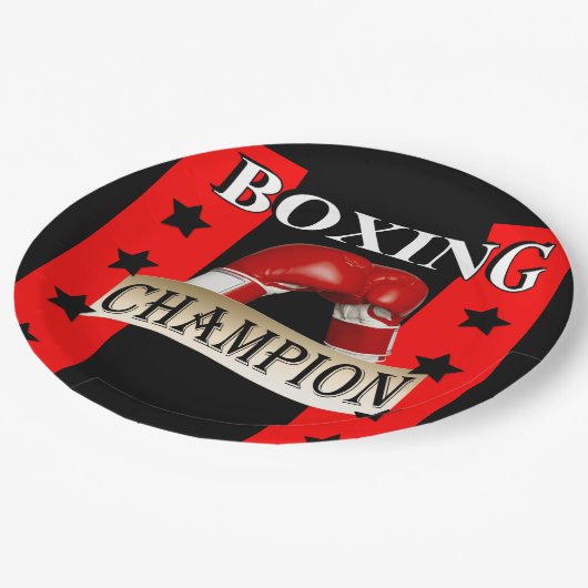 ASSIETTES EN CARTON BOXING (Angle)