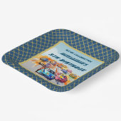 Assiettes En Carton Boy Auto Racing Thème 5ème anniversaire (Angulaire)