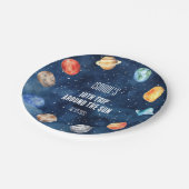 Assiettes En Carton Boy Outer Space 10th Trip Autour du Soleil Anniver (Angle)