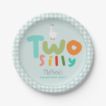 Boys Two Silly Goose Blue Farm 2e anniversaire