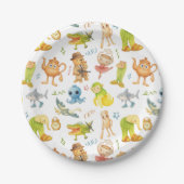 Assiettes En Carton Brainrot Meme Birthday Party (Devant)