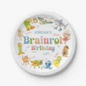 Assiettes En Carton Brainrot Meme Birthday Party (Devant)
