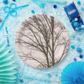 Assiettes En Carton Branches d'arbre Brown rose pâle (Fête)