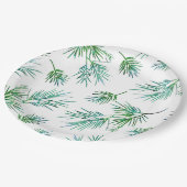 Assiettes En Carton 'Branches de pin' (Angle)