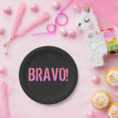 Assiettes En Carton Bravo ! Italien (Fête)