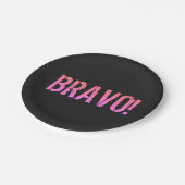 Assiettes En Carton Bravo ! Italien (Angle)