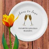 Assiettes En Carton Bravo pour aimer les lunettes de champagne