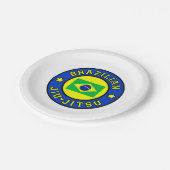 Assiettes En Carton Brésilien Jiu Jitsu (Angle)