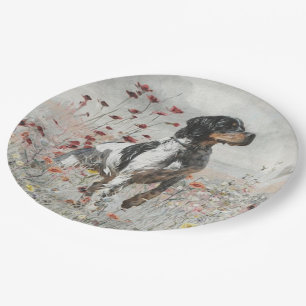 Assiettes En Carton Bretagne Chasse à l'Espagnol dans le champ