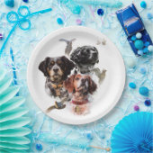 Assiettes En Carton Bretagne Espagne (Fête)