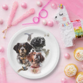 Assiettes En Carton Bretagne Espagne (Fête)