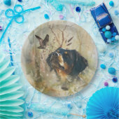 Assiettes En Carton Bretagne Espagnol et bécasse (Fête)