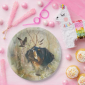 Assiettes En Carton Bretagne Espagnol et bécasse (Fête)