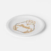 Assiettes En Carton Bridal Bachelorette Party Je fais équipe jumelage (Angle)