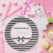 Assiettes En Carton    BRIDEParisian Thème Couture Douche Party (Fête)