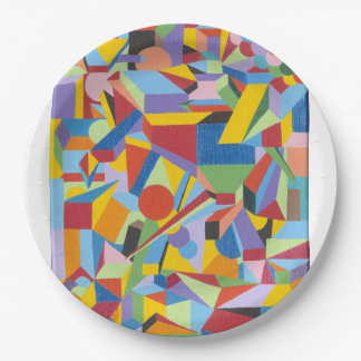 Assiettes En Carton Bright Coloré Design Papier Plate amusant