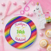 Assiettes En Carton Bright Fiesta | Anniversaire (Fête)