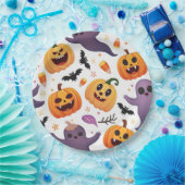 Assiettes En Carton Bright Halloween Plaques en papier - Fun Design! (Fête)