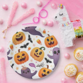 Assiettes En Carton Bright Halloween Plaques en papier - Fun Design! (Fête)