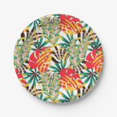 Assiettes En Carton Bright Tropical (Devant)