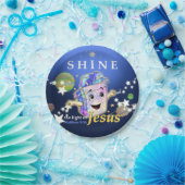 Assiettes En Carton Brille la Lumière de Jésus (Fête)