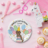 Assiettes En Carton Brindle Neapolitain Mastiff Chien fête d'anniversa (Fête)