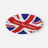 Assiettes En Carton British Pub Union Jack (Angle)