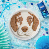 Assiettes En Carton Brittany Spaniel Chien 3D Inspiré (Fête)