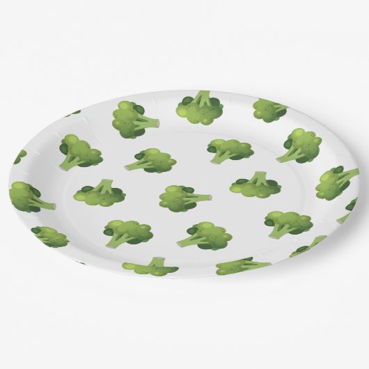 Assiettes En Carton Broccolini (Angle)