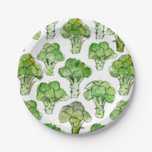 Assiettes En Carton Broccolli - formel