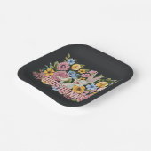 Assiettes En Carton Broderie florale de BUGS BUNNY™ (Angulaire)