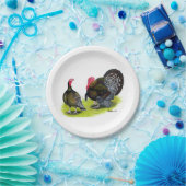 Assiettes En Carton Bronze large de Turquie (Fête)