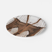 Assiettes En Carton Brooklyn Bridge, New York (Angle)